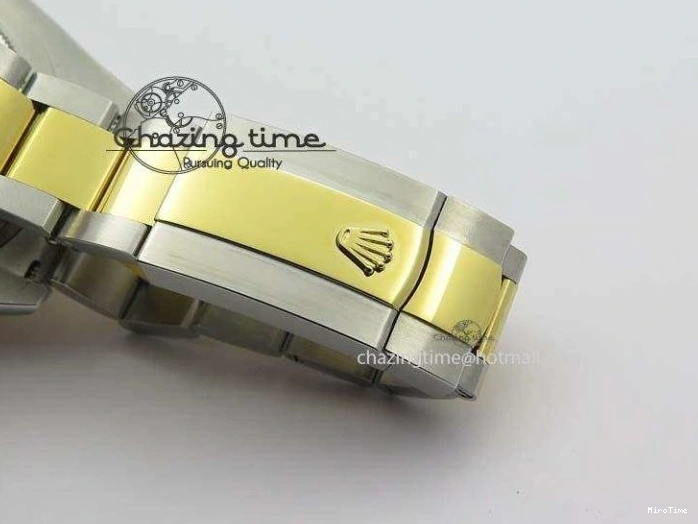 MiroTime 0404 DateJust II 116333 SS YG 41mm EW Best Edition White Dial Roman Markers On SS Bracelet A Casual 3821